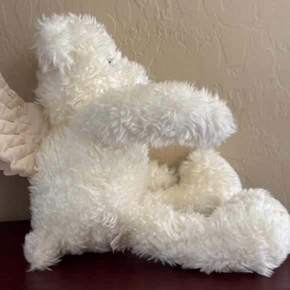 Sparkle Angel Wings White Teddy Bear Plush Stuffed Animal Toy Hallmark - Picture 5 of 10